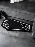 Cobweb Coffin Rug