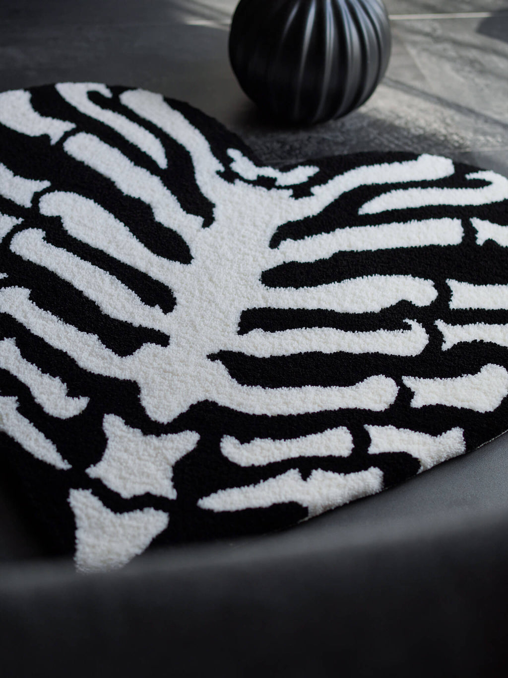 Ribcage Heart Rug