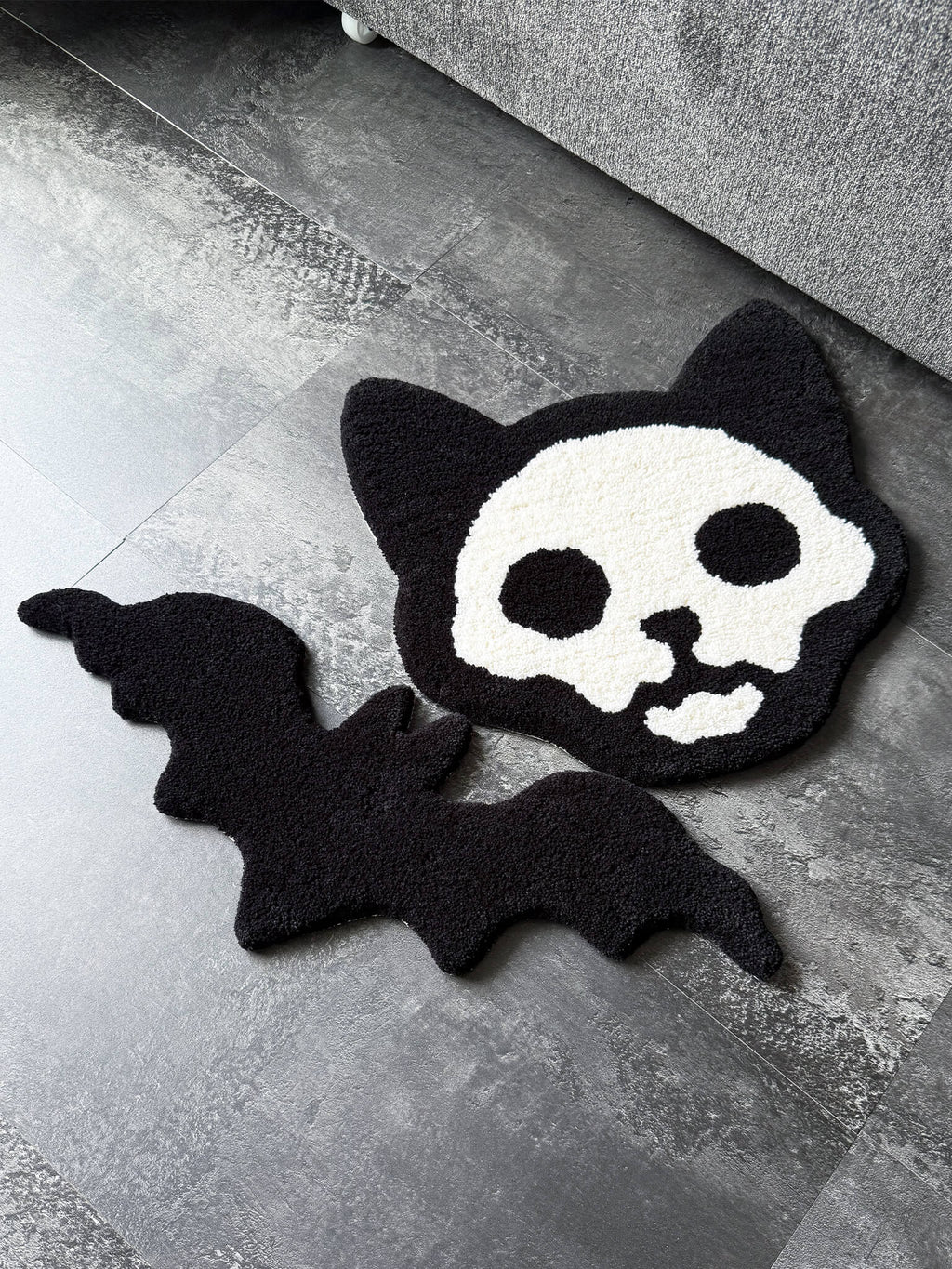 Spooky Cat Mini Rug