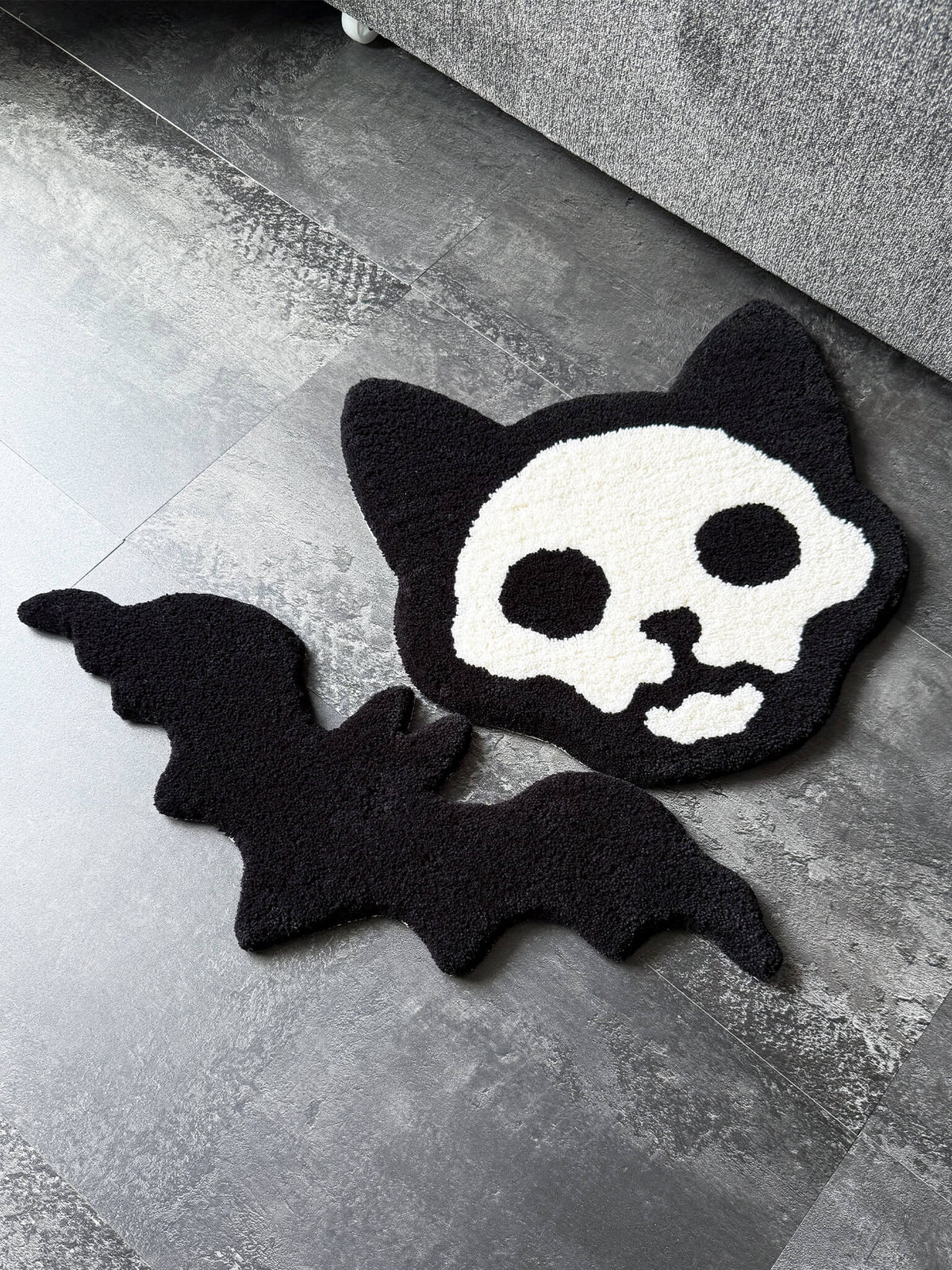 Spooky Cat Mini Rug