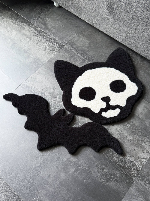 Spooky Cat Mini Rug